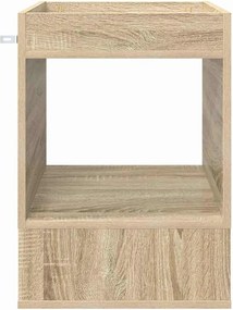 vidaXL End Table Δρύς Sonoma 40 x 40 x 56 εκ. Επεξεργασμένο ξύλο