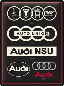 Μεταλλική πινακίδα Audi - Logos