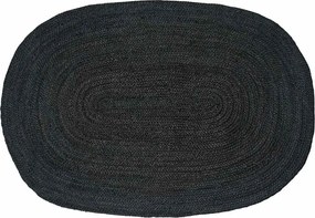 vidaXL Χαλιά χώρου Σκούρο Γκρι 122 x 183 cm Γιούτα