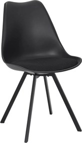 ΚΑΡΈΚΛΕΣ &amp; ΠΟΛΥΘΡΌΝΕΣ CHAIR PP WITH CUSHION ATOM BLACK M4 HD0483