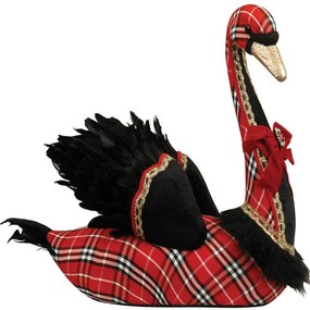 Χριστουγεννιάτικη Διακοσμητική Φιγούρα Φλαμίνγκο 64814059 70x38x70cm Red-Black