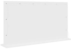 vidaXL καθρέφτης Vanity με LED Φώτα Λευκό 100x55x18 εκ.