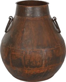 Βάζο Home ESPRIT Σκούρο καφέ Σίδερο 55 x 55 x 64 cm