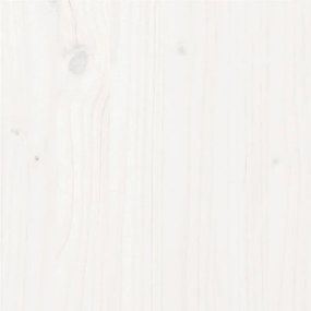 vidaXL Πλαίσιο Κρεβατιού Λευκό 100 x 200 εκ. από Μασίφ Ξύλο Πεύκου