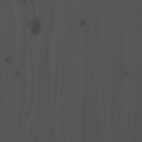 Κομποστοποιητής Γκρι 63,5x63,5x77,5 εκ. από Μασίφ Ξύλο Πεύκου - Γκρι