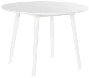 Τραπέζι Springfield 242, Άσπρο, 75cm, Ινοσανίδες μέσης πυκνότητας, Ξύλο