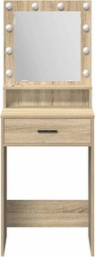 vidaXL Τραπέζι περιποίησης Δρύς Sonoma 50 x 41 x 135 εκ