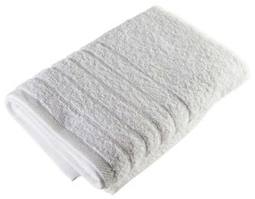 Πετσέτα Ξενοδοχείου Με Ρίγες White 100% Cotton 400gsm Face 50x90cm 100% Cotton