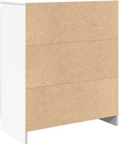 VidaXL Συρταριέρα με Συρτάρια Λευκή 71x35x84 εκ. από Επεξ. Ξύλο