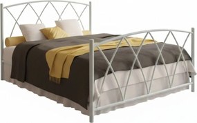 Κρεβάτι Ερμής-150x200-Λευκό-Με ποδαρικό