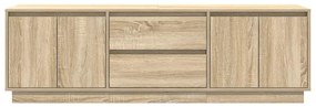 Έπιπλο Τηλεόρασης με LED Sonoma Δρυς 160,5x41x50 εκ. 3328428