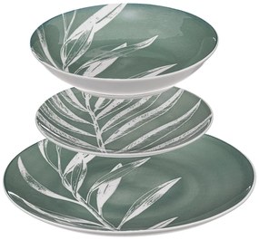 Σετ Πιάτα 18τμχ S-D Green 188939