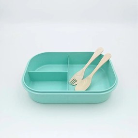 Πλαστικό Δοχείο Φαγητού 1600ml με Μαχαιροπίρουνα - Μπλε