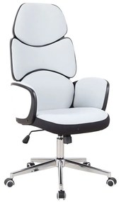 Καρέκλα Γραφείου Optimum 25-0620 64x69xH118,5/128cm Light Grey - Black