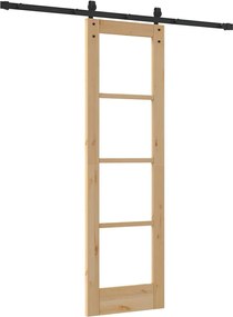vidaXL Συρόμενη Πόρτα ORKDAL Φυσικό 61 x 198,5 εκ.