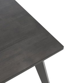 Τραπέζι Benson pakoworld MDF με καπλαμά  χρώμα rustic grey 80x80x75εκ - MDF - 097-000002