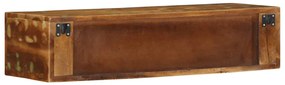 vidaXL Επίτοιχο ντουλάπι τηλεόρασης 80x30x19cm Ξύλο μασίφ αναγεννημένο