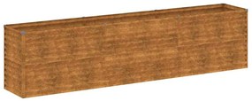 vidaXL Υπερυψωμένο Ζαρντινιέρα Κήπου 291 x 50 x 69 εκ. από Ατσάλι Corten
