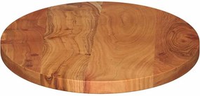 vidaXL Επιφάνεια Τραπεζιού Οβάλ 120x60x2,5 εκ. Μασίφ Ξύλο Ακακίας