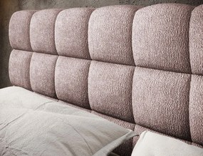 Επενδυμένο κρεβάτι Cloud-Roz-160 x 200