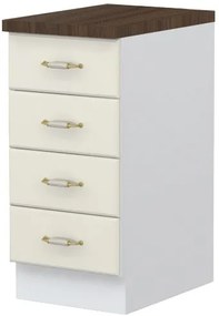 Επιδαπέδιο ντουλάπι Toscana R40-4F - 40.00Χ60.00Χ88.00cm