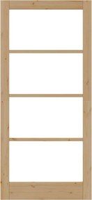 vidaXL Εσωτερική Πόρτα ORKDAL Καφέ 93 x 202 cm