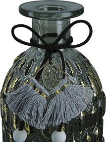 Βάζο ArteLibre Μπουκάλι Γυαλί 7x7x20.5cm Σε 3 Χρώματα