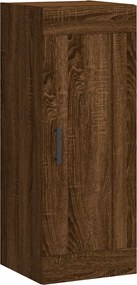 vidaXL Ντουλάπι Τοίχου Καφέ Δρυς 34,5 x 34 x 90 εκ. από Επεξεργ. Ξύλο
