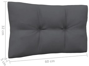 vidaXL Σαλόνι Κήπου 4 Τεμαχίων από Μασίφ Ξύλο Πεύκου με Μαξιλάρια