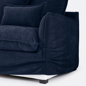 Κάλυμμα γωνιακού καναπέ από μελανζέ πολυεστέρα, ODNA