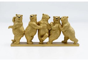 Διακοσμητικό Αρκούδες που Χορεύουν Χρυσό 14εκ. 30x44688x14εκ - Χρυσό