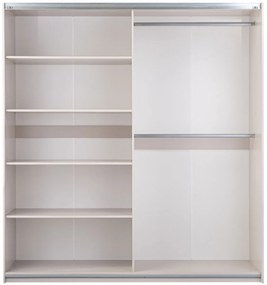 Ντουλάπα Boston 203 συρόμενη-Graphite