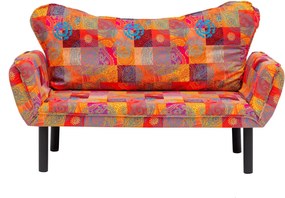 2-Seat Sofa-Bed Chatto - Patchwork Multicolor