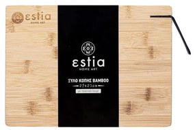 Επιφάνεια Κοπής 01-9168 27X20 Cm Bamboo Natural Estia Bamboo