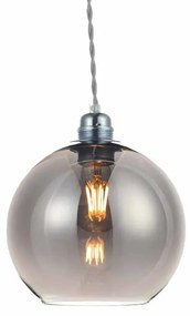Φωτιστικό Οροφής Μονόφωτο Aca Pythia V3643320GY Silver/Tint