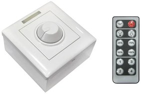 Adeleq Ντίμερ Επίτοιχο Τηλεχειριστήριο & Χειροκίνητο 12/24Vdc 8A 30-332