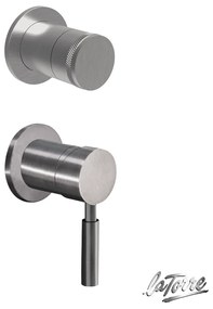 La Torre New Tech Inox Μίκτης Εντοιχισμού 1 Εξόδου με Εκτροπέα 12051SP-110 34374-110