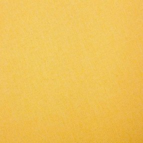 vidaXL Καναπές Διθέσιος Κίτρινος Υφασμάτινος
