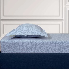Σεντόνι King Size Επίπεδο (260x280) Greenwich Polo Club Loft Leopard Γαλάζιο