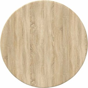 vidaXL Καπάκι τραπεζιού Sonoma Δρυς Ø 40 x 1,5 cm Επεξεργασμένο ξύλο