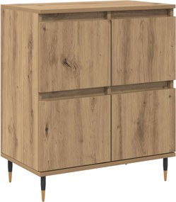 vidaXL Πλαϊνό γραφείο Artisan Oak 60 x 35 x 70 cm