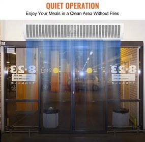 VEVOR 1.5m Commercial Indoor Air Curtain Super Power 2 Speeds 3566m³/h, UL Certified Wall Mounted Air Curtains for Doors, Indoor Over Door Fan with Heavy Duty Limit Switch, Easy-Install Unheated