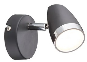 Απλίκα Globo Lighting Nero 56110-1 Ανθρακί