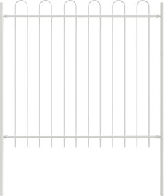 vidaXL Φράχτης Κήπου BOXTEL 2 pcs 3,4 x 1 μ Ατσάλι με Πούδρα Λευκό