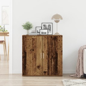 vidaXL Πλαϊνό γραφείο Παλιό ξύλο 79 x 38 x 80 εκ. Επεξεργασμένο ξύλο