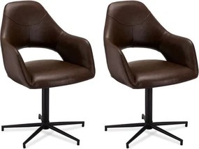 Luna Dining Chair Dark Brown