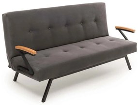 Καναπές - Κρεβάτι Τριθέσιος Zven 859FTN2903 180x78x64cm Grey