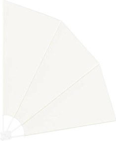 vidaXL Αδιάφανο σκίαστρο μπαλκονιού Κρεμ 160 x 160 cm Πολυεστέρας