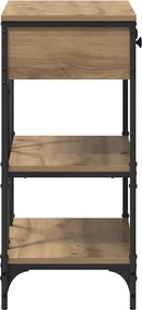 vidaXL Τραπέζι κονσόλας Καφέ 75 x 34,5 x 75 εκ ξύλο