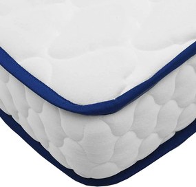 vidaXL Στρώμα με Αφρό Μνήμης Λευκό 80x200x17 εκ. μαλακό